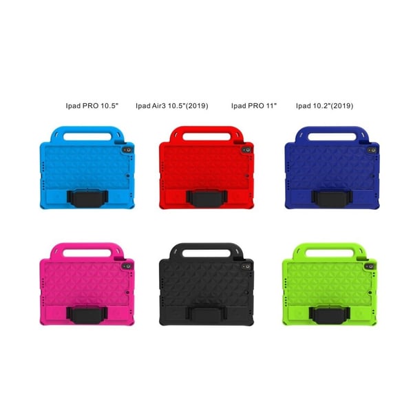 Rhombus støtsikkert etui for iPad Pro 11 tommer (2020) / 10.2 (2019) - Svart