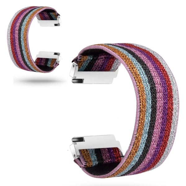 Fargerikt nylonarmbånd for Huawei-klokke - Skinnende Fargerik