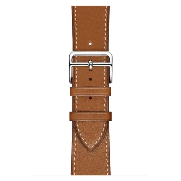 Apple Watch Series 4 40mm ægte læder Urrem - Brun