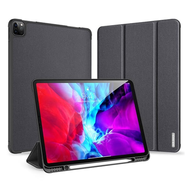 Dux Ducis Domo for Apple iPad Pro 12.9 (2020) (Med Apple Pencil Holder) - Svart