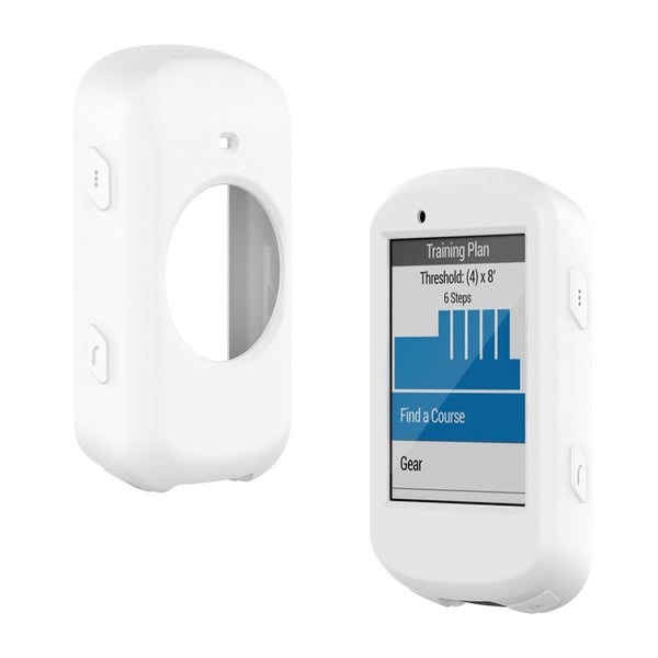 Garmin Edge 530 slitesterkt silikonetui - Hvit