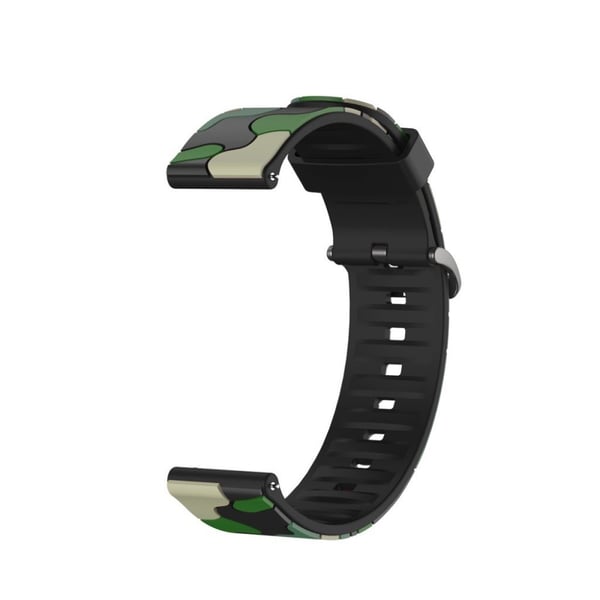 Huawei Watch GT 2e / GT 2 46 mm kamuflasje silikonklokkebånd - Militærgrønn