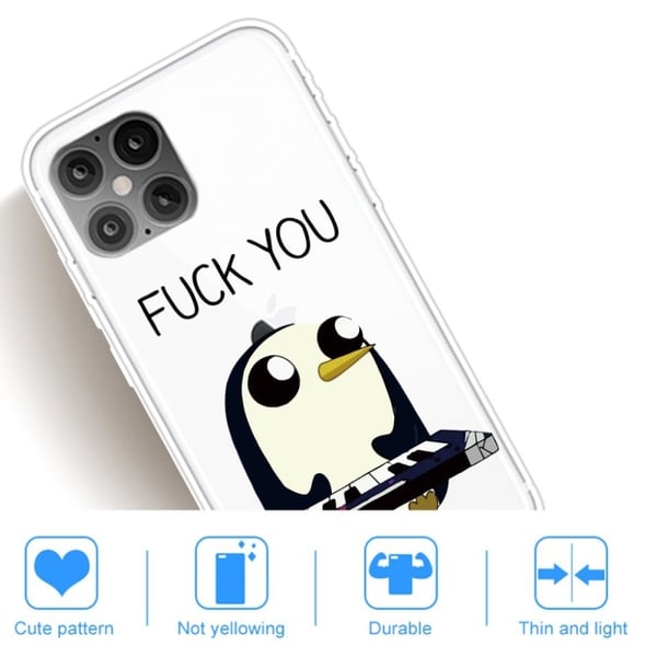 Deco iPhone 12 Pro Max Etui - Pingvin