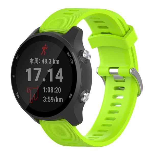 Garmin Forerunner 245 Silikon Klokkereim - Grønn