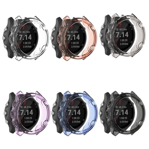 Garmin Forerunner Holdbar Gjennomsiktig Kabinett - Gjennomsiktig Svart