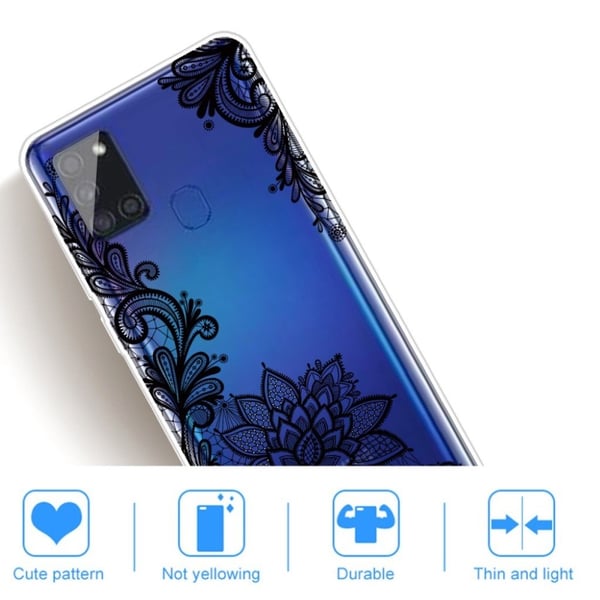 Deco Samsung Galaxy A21s kotelot - Pitsi Kukka