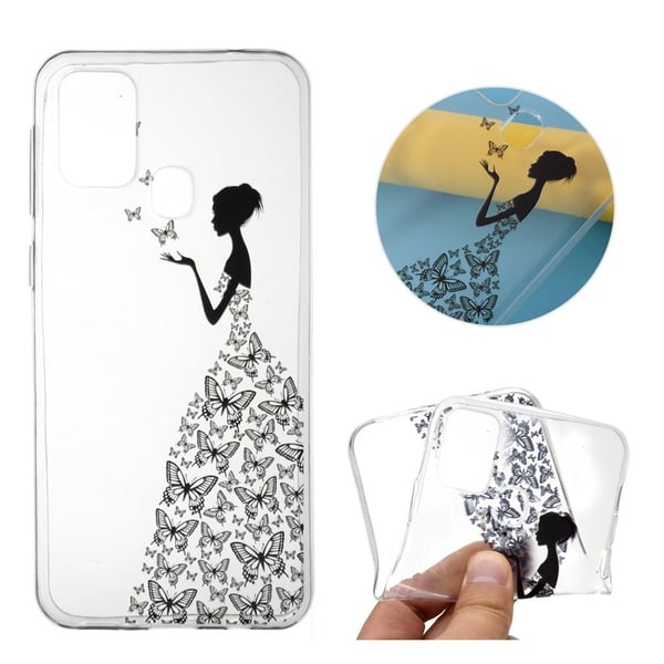 Deco Samsung Galaxy M31 Etui - Sommerfugl Jente
