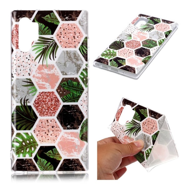 Marble Samsung Galaxy Note 10 Pro kuoret - Multi-Heksagon Kuvio Marble Samsung Galaxy Note 10 Pro kuoret - Multi-Heksagon Kuvio