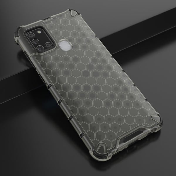 Bofink Honeycomb Samsung Galaxy A21s kotelot - Musta