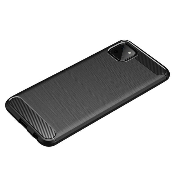 Carbon Flex Suojakotelo Samsung Galaxy A22 5G - Musta