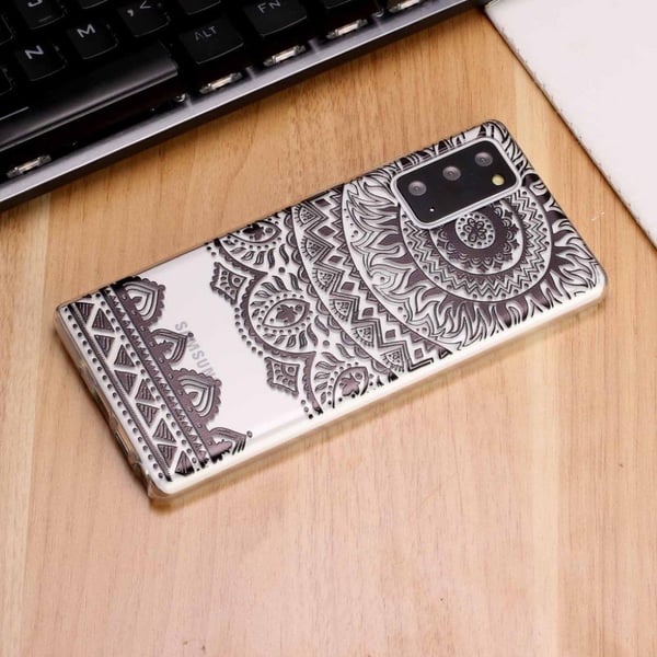 Deco Samsung Galaxy Note 20 Etui - Svart