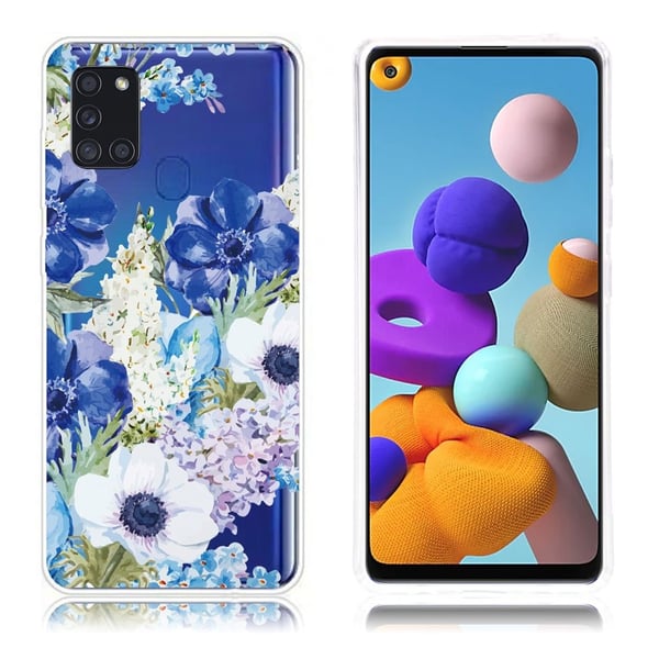 Deco Samsung Galaxy A21s kotelot - Kukkia