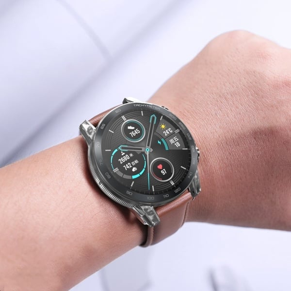 Glasurramme for Honor MagicWatch 2 46mm - Gjennomsiktig