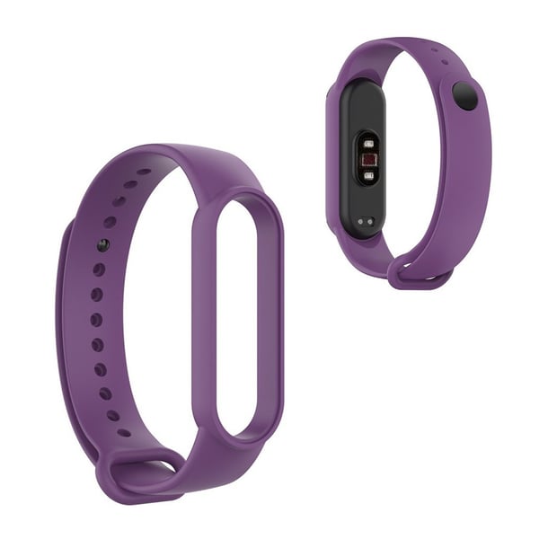 Xiaomi Mi Smart Band 6 / 5 blank silikone-urrem - Lilla