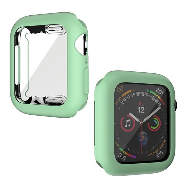 Apple Watch Series 6 / 5 44 mm myk, blank, slitesterk ramme - Grønn