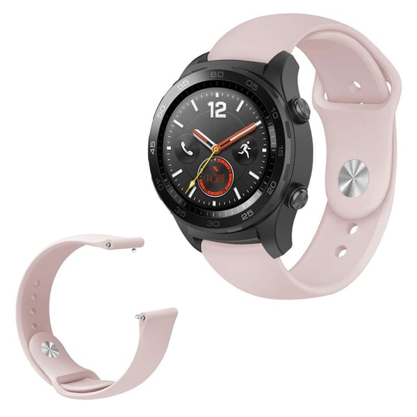 Huawei Watch GT / Magic elegant silikonarmbånd - Lyserosa