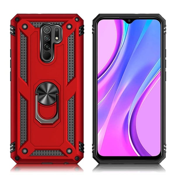 Bofink Combat Xiaomi Redmi 9 Etui - Rød