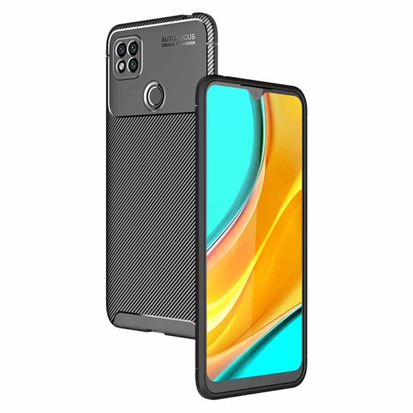 Carbon Shield Xiaomi Redmi 9C Etui - Svart