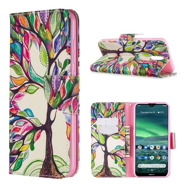 Wonderland Nokia 2.3 flip-etui - Tre I Farger