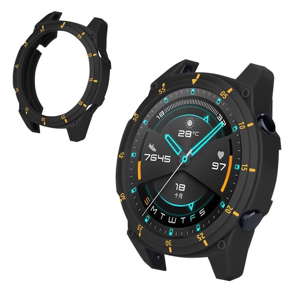 Huawei Watch GT 2 46 mm sportsdeksel i to farger - Svart / Gull