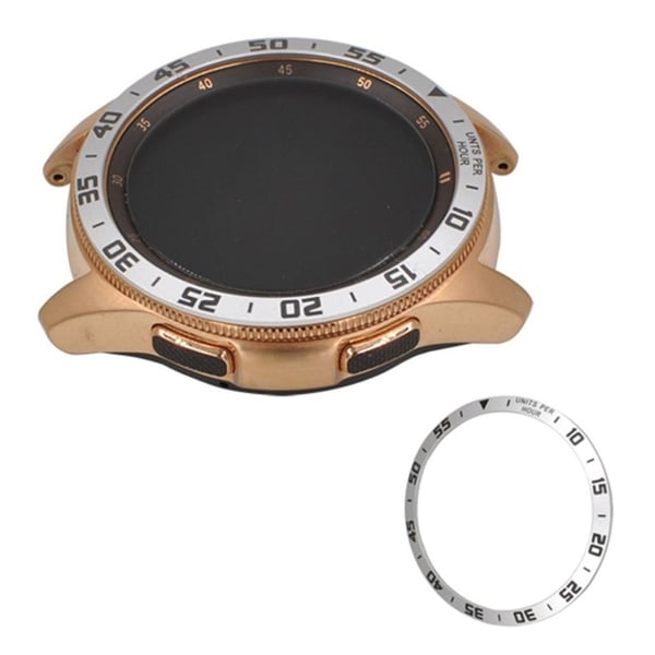Samsung Galaxy Watch (46mm) Bezel Styling Etui - Sølv Samsung Galaxy Watch (46mm) Bezel Styling Etui - Sølv