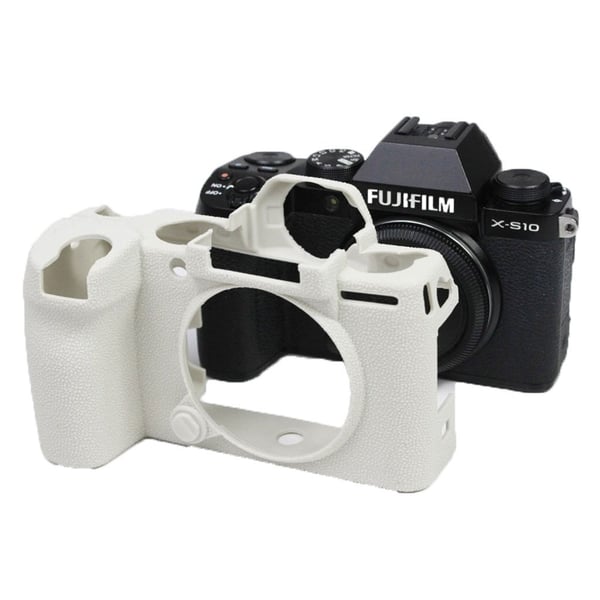 Fujifilm X-S10 yksinkertainen silikoninen kellonauha - Valkoinen