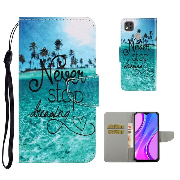 Wonderland Xiaomi Redmi 9C Flippetui - Never Stop Dreaming