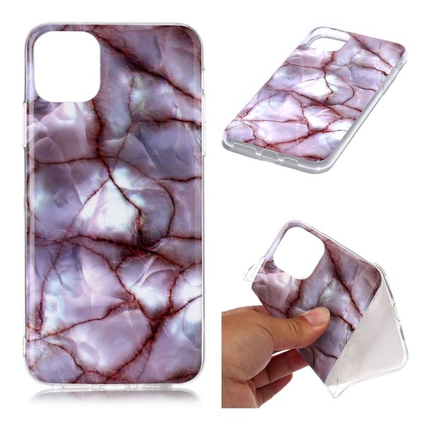 Marble iPhone 11 Pro Max deksel - Veiny rosemarmor Marble iPhone 11 Pro Max deksel - Veiny rosemarmor