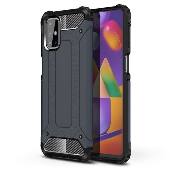 Armour Guard Etui Samsung Galaxy M31s - Mørkeblå
