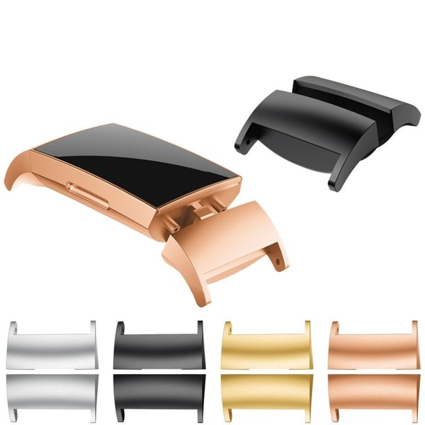 Fitbit Charge 4 / 3 blank klokkekontakt - Rose Gull