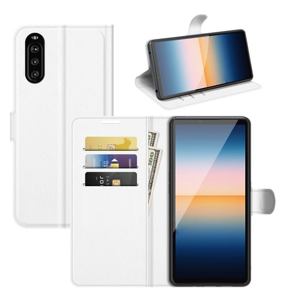 Classic Sony Xperia 10 III Flippetui - Hvit