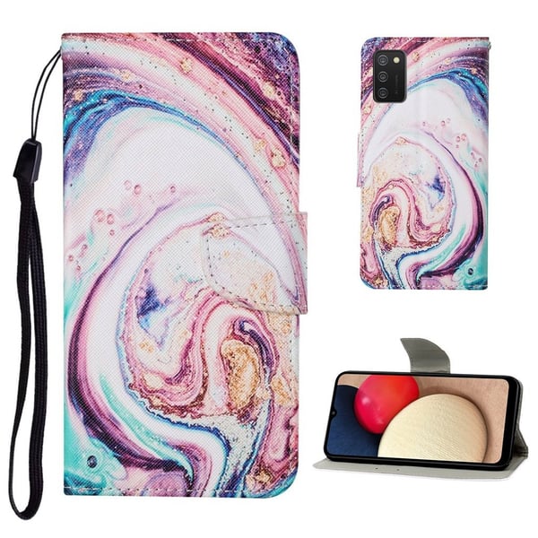 Wonderland Samsung Galaxy A02s flip-etui - Bølge