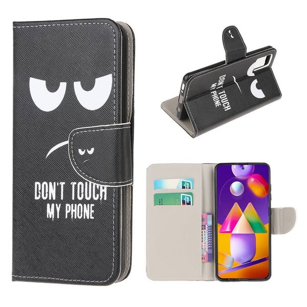 Wonderland Samsung Galaxy M31s Flippetui - Do Not Touch My Phone