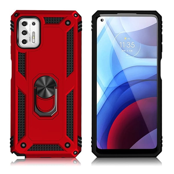 Bofink Combat Motorola Moto G Stylus (2021) Etui - Rød