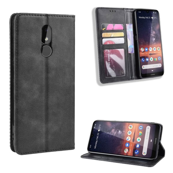 Bofink Vintage Nokia 3.2 etui - Sort Bofink Vintage Nokia 3.2 etui - Sort