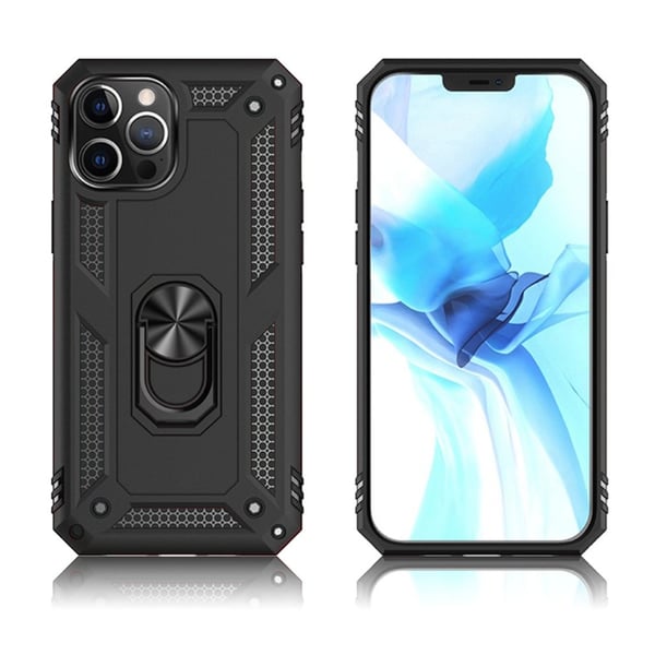 Bofink Combat iPhone 12 Pro Max kotelot - Musta