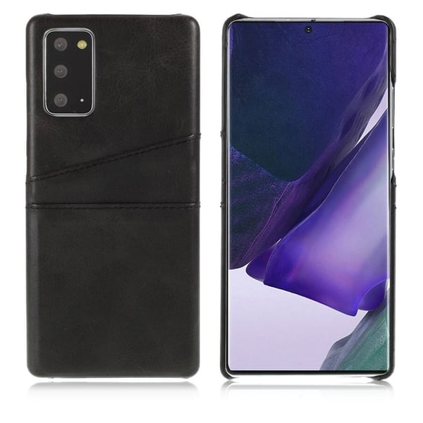 Dual Card Etui Samsung Galaxy Note 20 - Svart