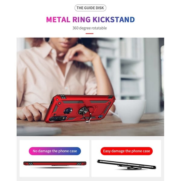 Bofink Combat Motorola Moto G8 Power Lite Etui - Rød