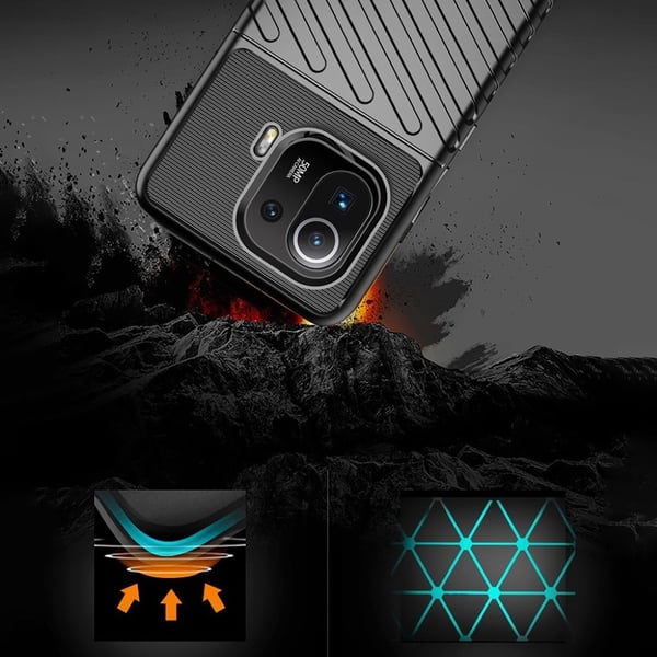 Thunder Xiaomi Mi 11 Pro deksel - Svart