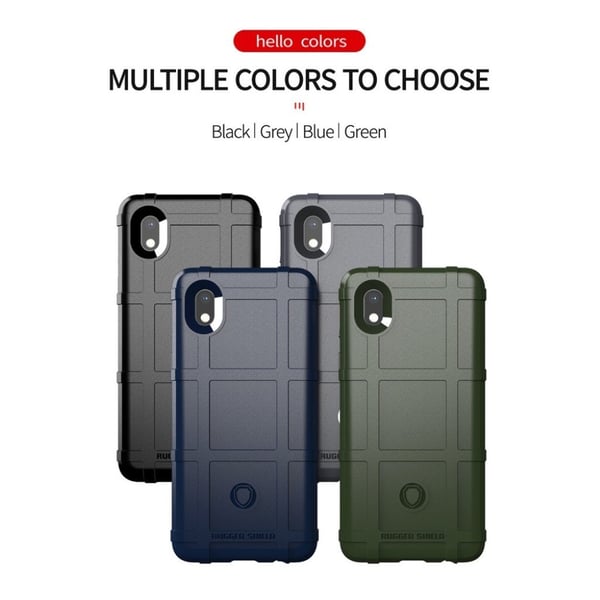 Rugged Shield Etui Samsung Galaxy A01 Core / M01 Core - Grønn