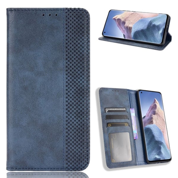 Bofink Vintage Xiaomi Mi 11 Ultra lærveske - Blå