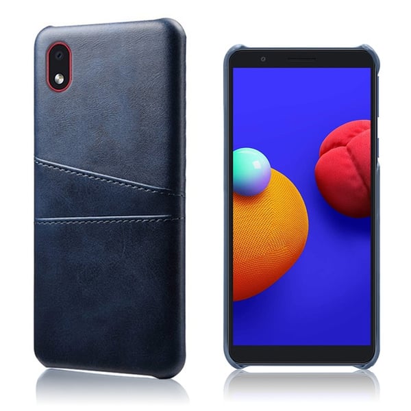 Dual Card Etui Samsung Galaxy M01 Core - Blå
