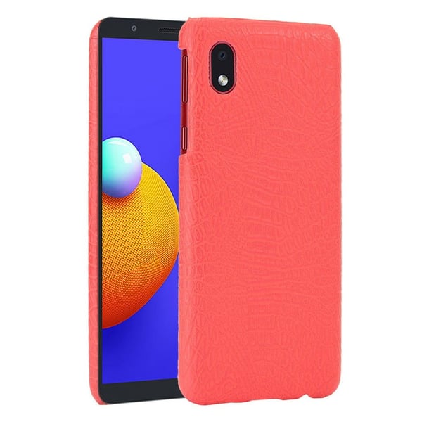 Croco Etui Samsung Galaxy M01 / A01 Core - Rød