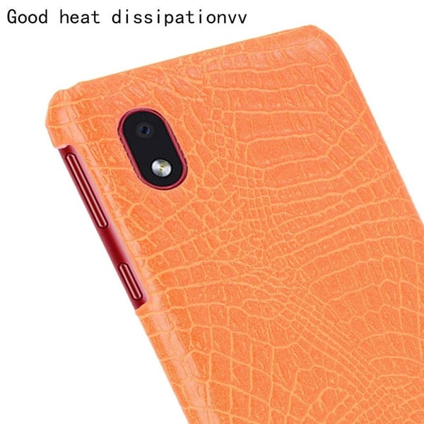 Croco Etui Samsung Galaxy M01 / A01 Core - Oransje