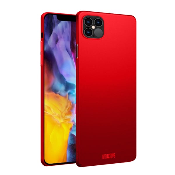 MOFI Shield Slim Frosted Hard Plastic Case iPhone 12 Pro Max 6,7 tommer - Rød