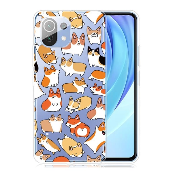 Deco Xiaomi Mi 11 Pro Etui - Søt Tegneserie Corgis