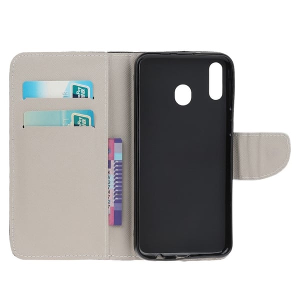 Wonderland Samsung Galaxy A20e flip veske - Flere søte ugler