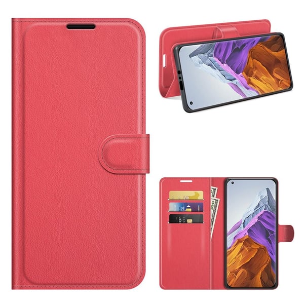 Classic Xiaomi Mi 11 Pro flip etui - Rød