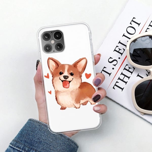 Deco iPhone 12 Pro Max Etui - Søt Hund