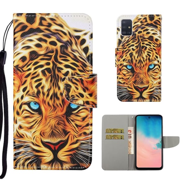 Wonderland Samsung Galaxy A71 flip-etui - Leopard